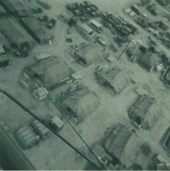 Aerial view of Dong Tam Camp